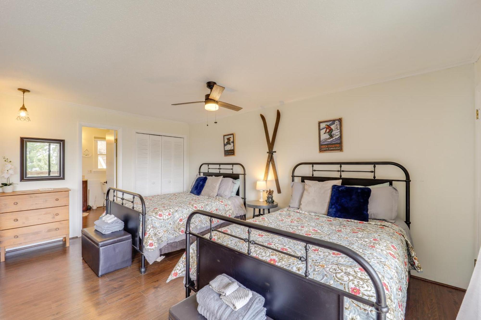 Beech Mountain Studio With Balcony Less Than 1 Mi To Skiing! 외부 사진
