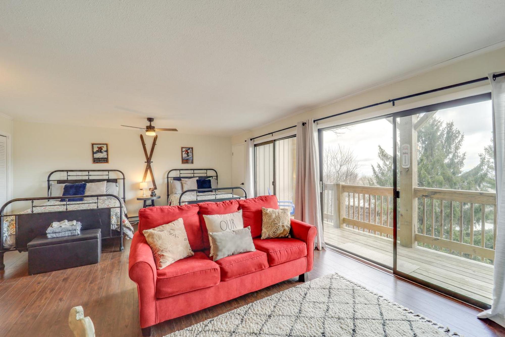 Beech Mountain Studio With Balcony Less Than 1 Mi To Skiing! 외부 사진